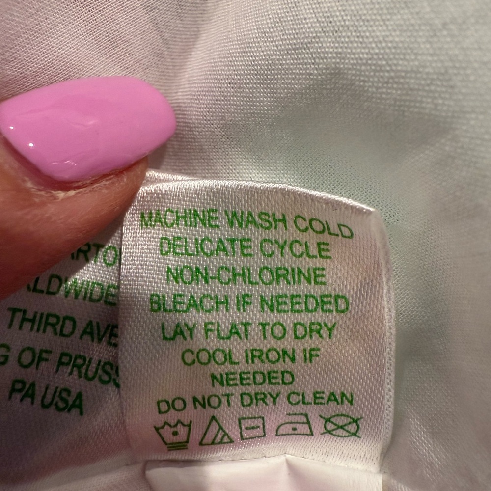 Lilly Pulitzer Pink and White Crochet-Trim Dress | Size 6 - Picture 6 of 6